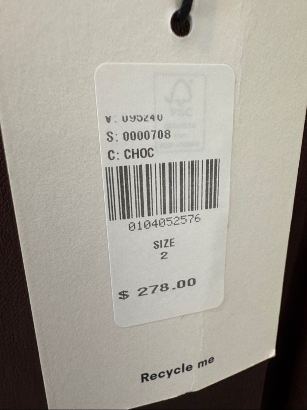 Reformation Maven Midi Dress 2 NWT $278 Mole - Picture 4 of 10